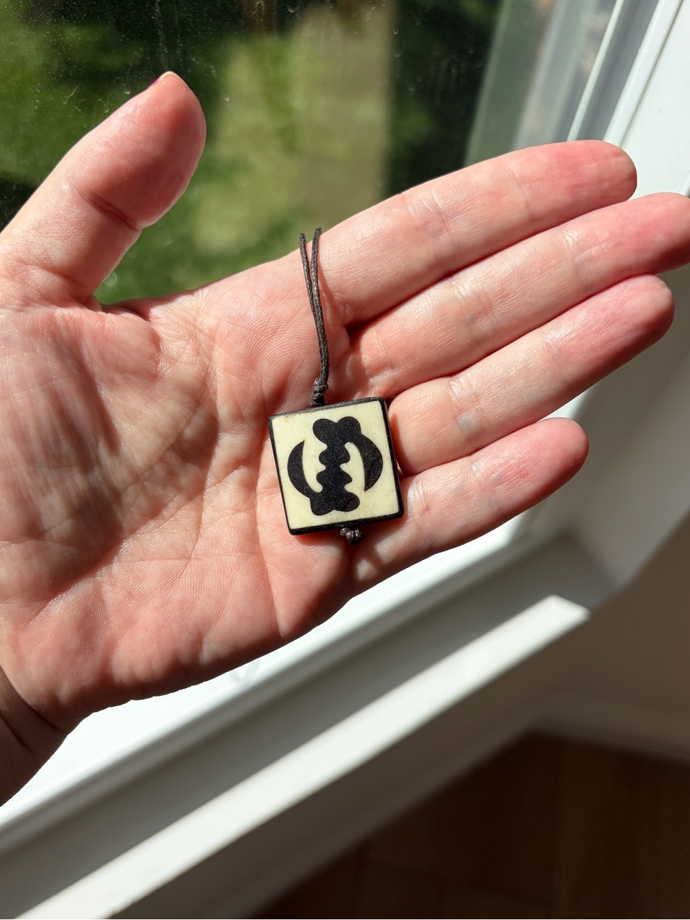 Gye Nyame Adinkra Symbol Pendant Necklace